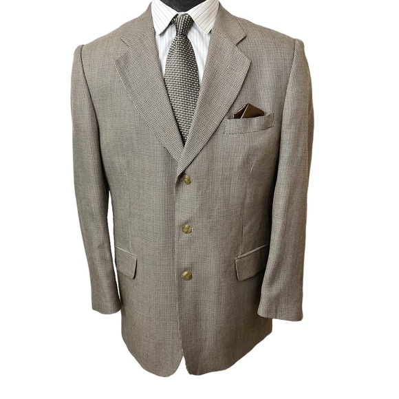 FENZIA MENS SPORT BLAZER, SIZE 44R A BLEND OF SILK AND WOOL. IN GREAT CO… - Picture 6 of 12
